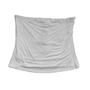 SEE YOU MONDAY SIZE L WHITE STRAPLESS TUBE TOP WOMEN'S CASUAL BASIC NWT